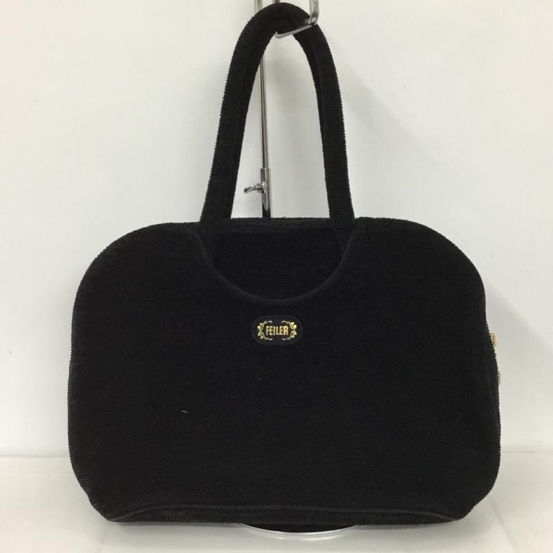 フェイラー feiler ハンドバッグ ハンドバッグ ロゴ、文字 黒 / ブラック / レディース USED 古着 中古 10132042