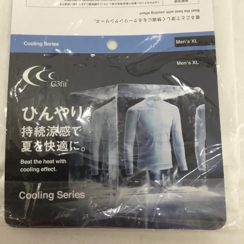古着 USED Tシャツ 半袖 C3fit 3F09112 クーリング Vネックハーフスリーブ XL ワンポイント 白 / ホワイト / メンズ USED 古着 中古 10132869