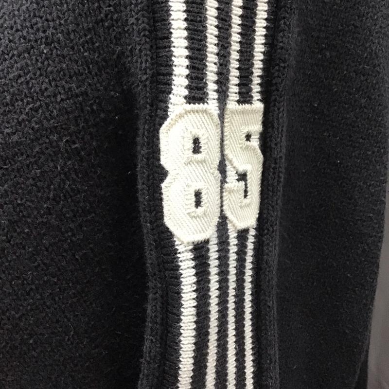 トミーヒルフィガー TOMMY HILFIGER ニット、セーター 長袖 XXL ロゴ、文字 チャコールグレー / チャコールグレー / メンズ USED 古着 中古 10111842