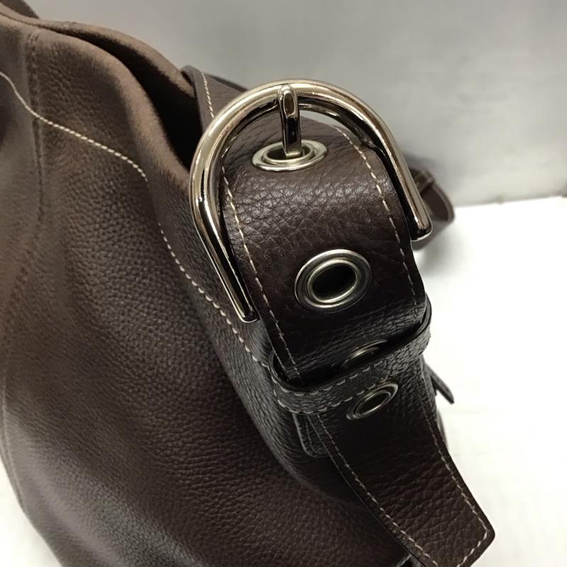 コーチ COACH トートバッグ トートバッグ F15064 レザー ショルダーバッグ 無地 茶 / ブラウン / レディース USED 古着 中古 10121229