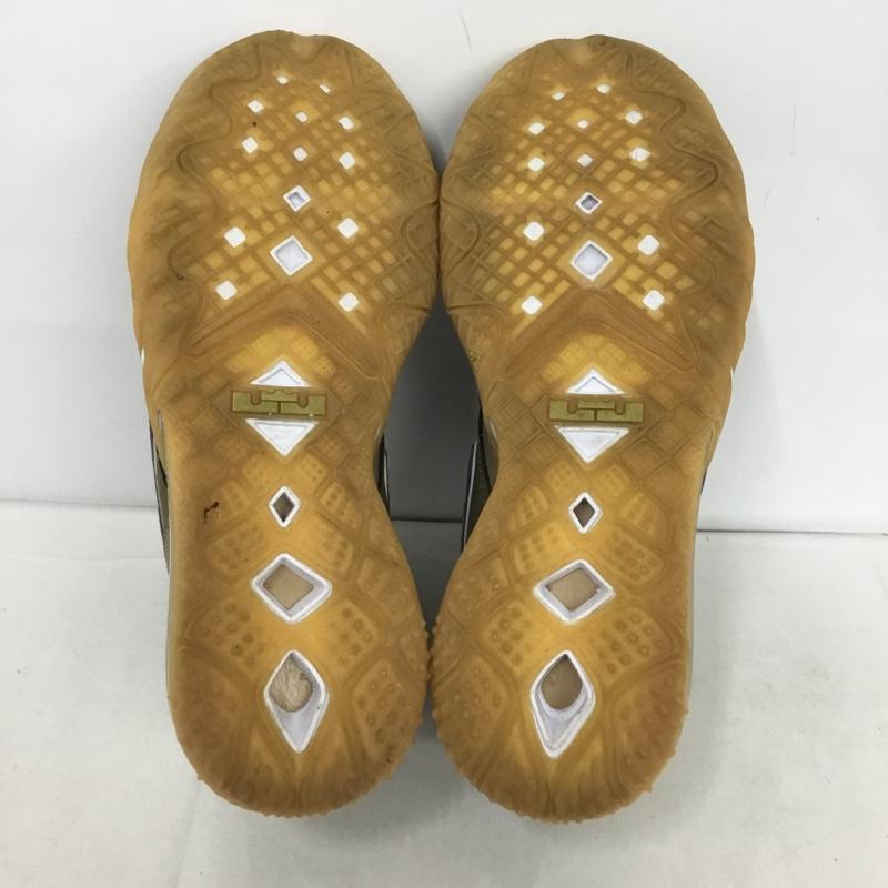 ナイキ NIKE スニーカー スニーカー CW3153-200 LEBRON 18 LOW NRG 23cm 23.0cm ロゴ、文字 ベージュ / ベージュ / X 紫 / パープル / X 茶 / ブラウン / レディース USED 古着 中古 10136923