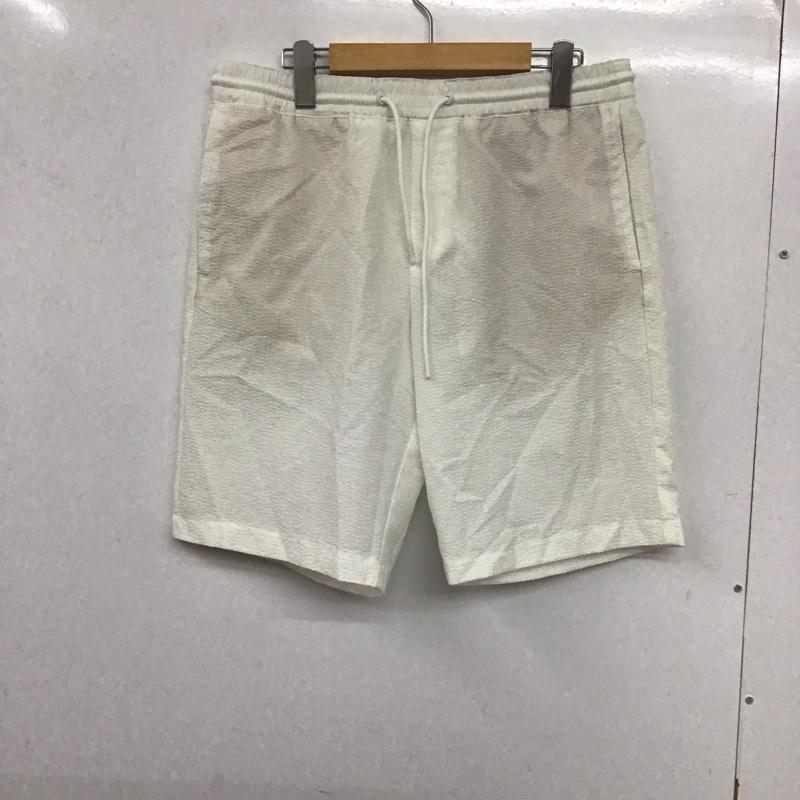 ザラ ZARA パンツ ショートパンツ ショートパンツ ハーフパンツ カジュアルパンツ M 無地 白 / ホワイト / メンズ USED 古着 中古 10138427