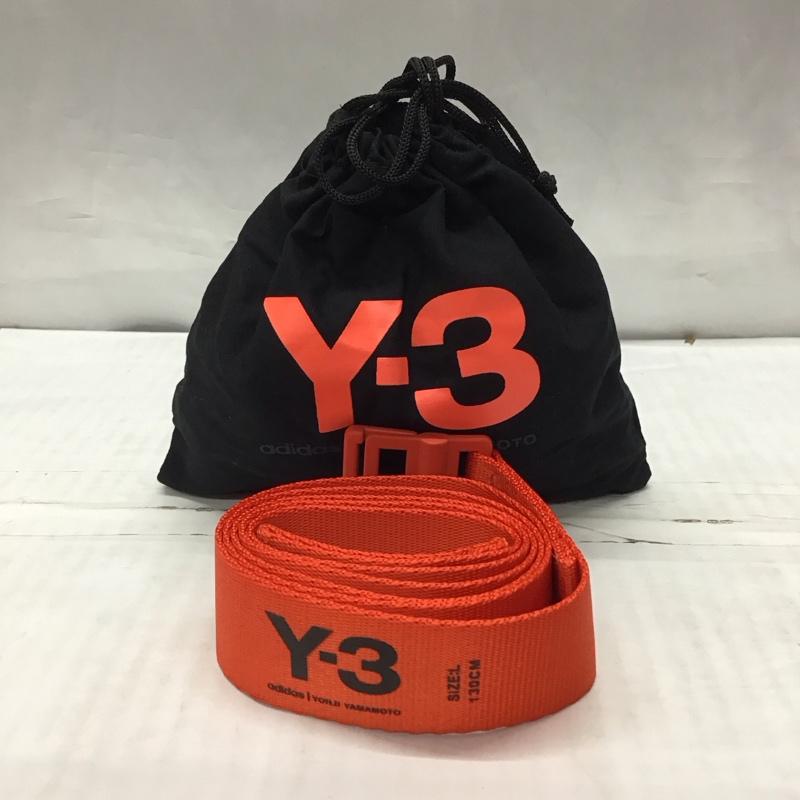 ワイスリー Y-3 ベルト・バックル ベルト CL L BELT ロゴ、文字 赤 / レッド / メンズ USED 古着 中古 10120216