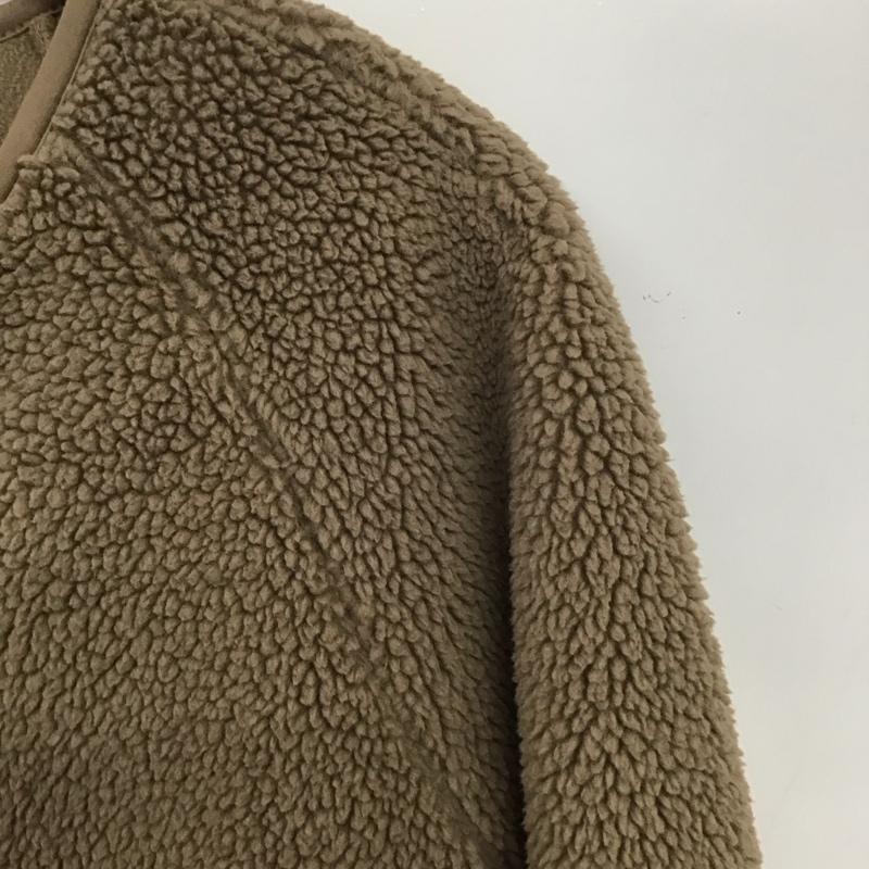 ユニクロ UNIQLO ジャケット、上着 ジャケット、ブレザー 241-439140 ソフトボアフリースVネックカーディガン ジップアップジャケット XL 無地 茶 / ブラウン / レディース USED 古着 中古 10136441