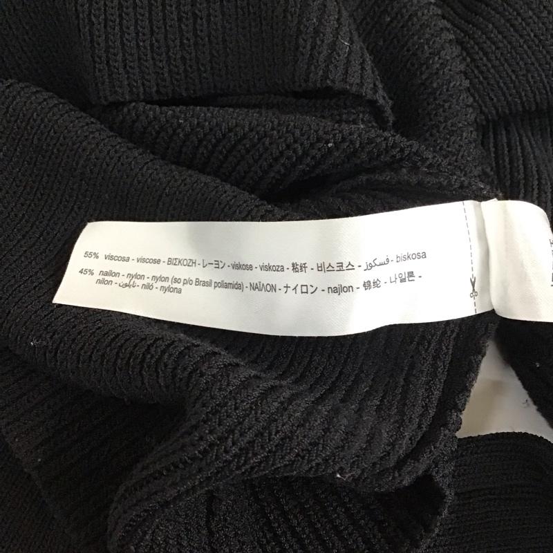 ザラ ZARA ニット、セーター 長袖 長袖ニットカットソー セーター クルーネック M 無地 黒 / ブラック / レディース USED 古着 中古 10118514