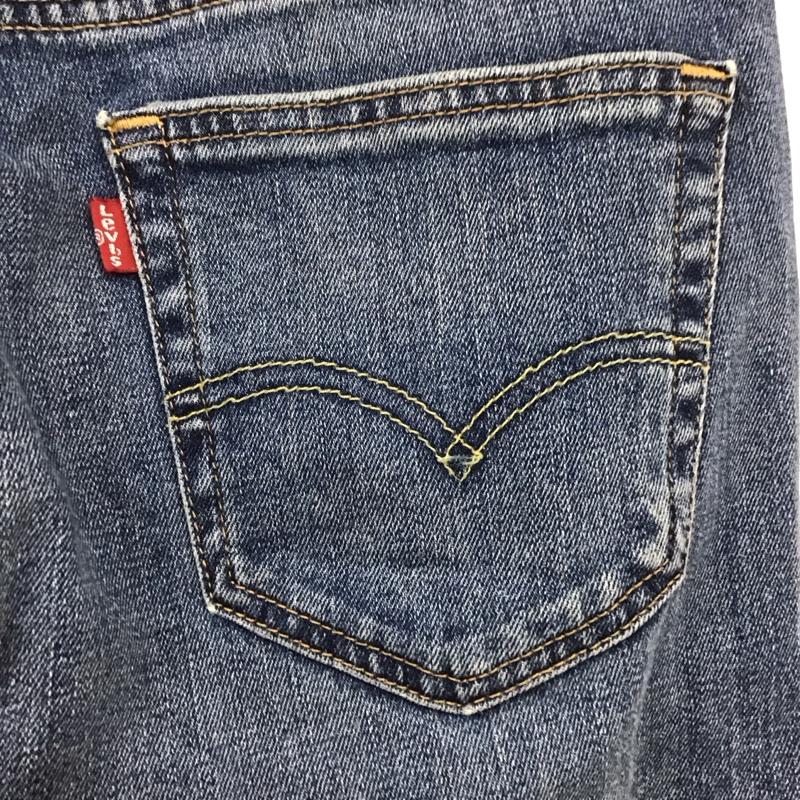 リーバイストラウスアンドコー Levi Strauss & co. パンツ デニム、ジーンズ デニムパンツ ワイドパンツ カジュアルパンツ ストレッチパンツ 28インチ 無地 インディゴ / インディゴ / メンズ USED 古着 中古 10128786