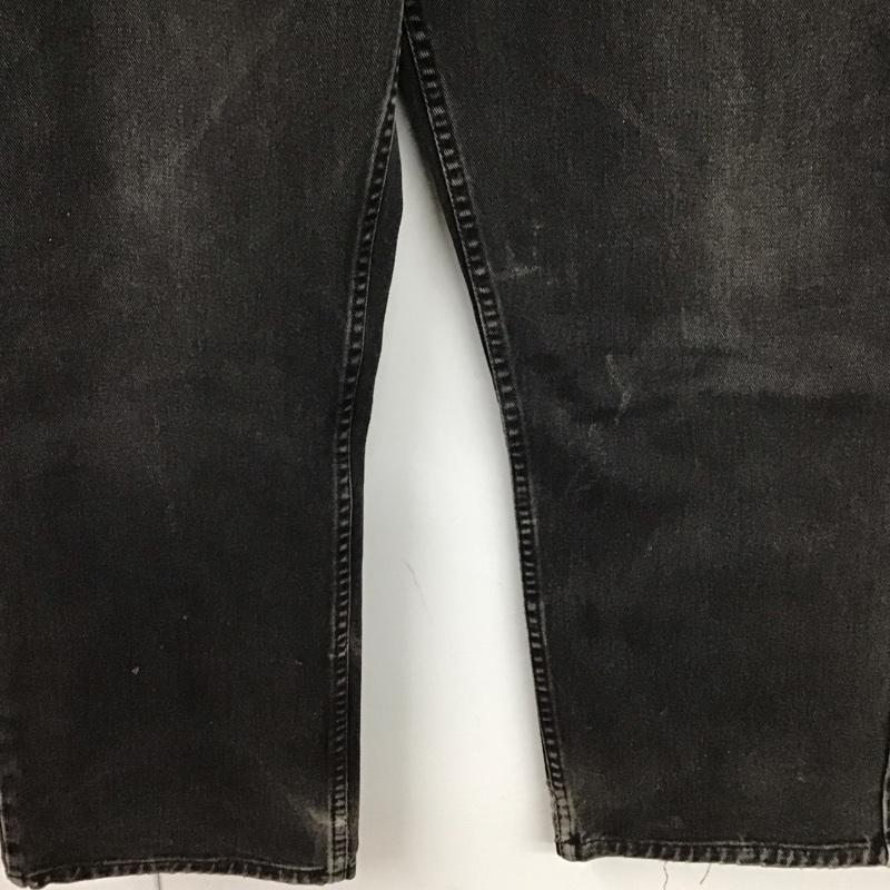 トミー ジーンズ TOMMY JEANS パンツ デニム、ジーンズ 無地 黒 / ブラック /  メンズ USED 古着 中古 10128540