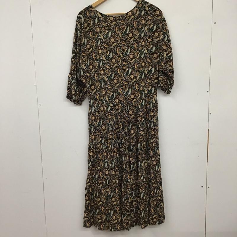 ザラ ZARA ワンピース ロングスカート M 総柄 マルチカラー / マルチカラー / レディース USED 古着 中古 10137449