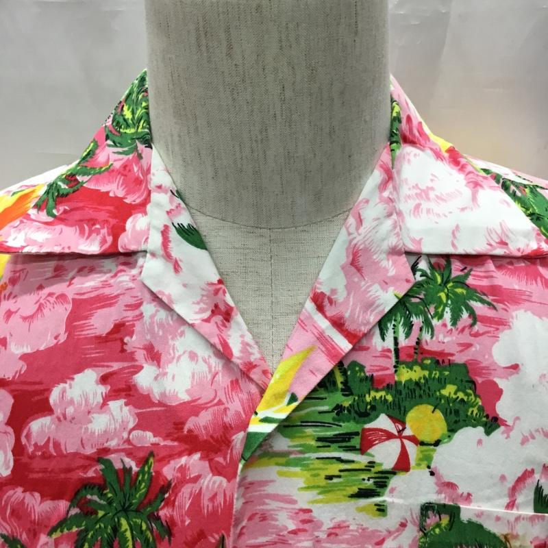 古着 USED シャツ、ブラウス 半袖 半袖シャツ カラーシャツ 半袖カットソー アロハシャツ M 総柄 マルチカラー / マルチカラー /  メンズ USED 古着 中古 10108536