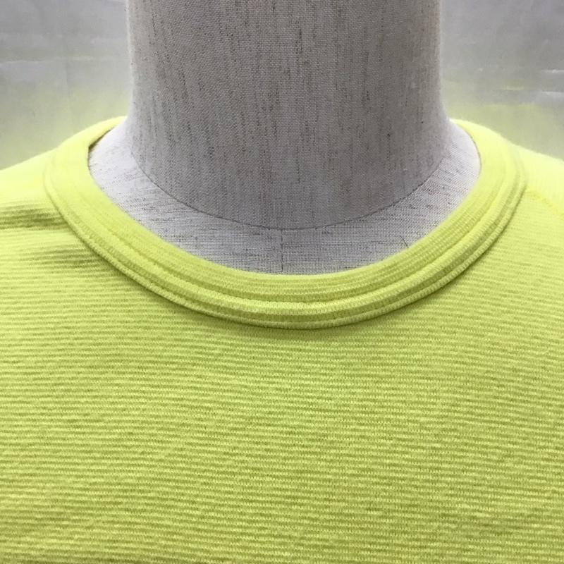 ハリウッドランチマーケット HOLLYWOOD RANCH MARKET Tシャツ 半袖 半袖カットソー 無地Tシャツ クルーネックカットソー 4 無地 黄 / イエロー /  メンズ USED 古着 中古 10113568