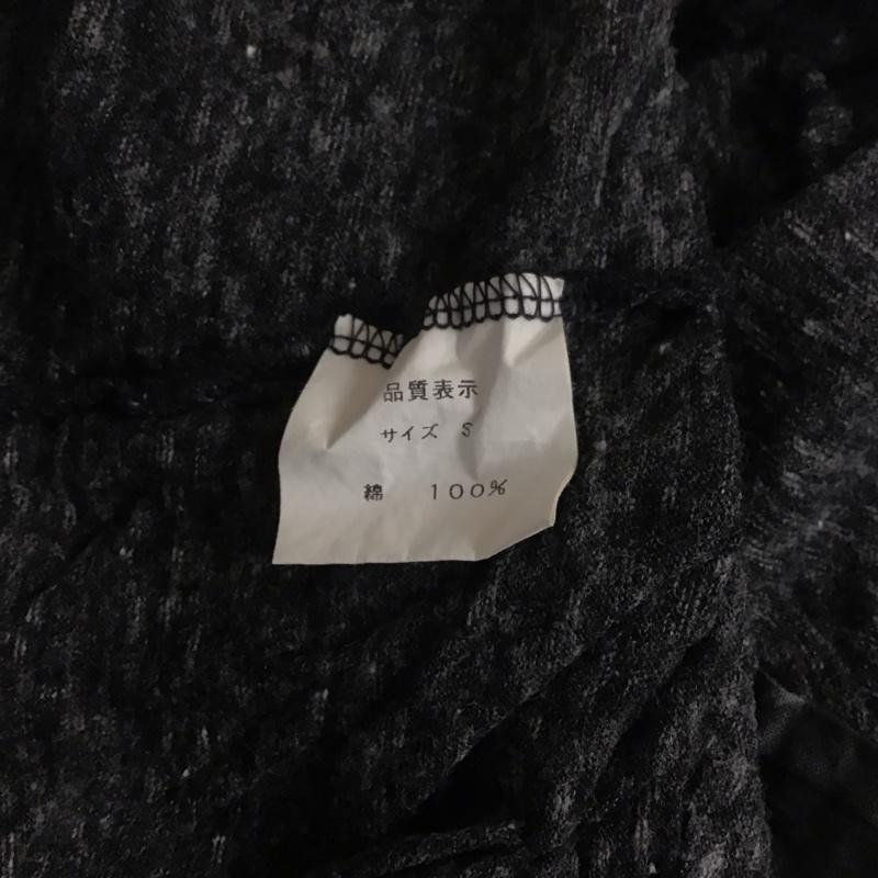 ストラマ STORAMA カットソー 半袖 半袖カットソー クルーネックカットソー フリルカットソー 切り替えカットソー 総柄 灰 / グレー / メンズ USED 古着 中古 10106740