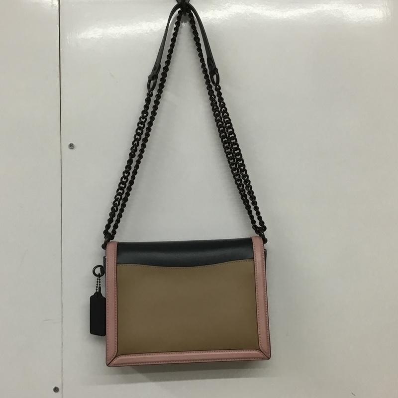 コーチ COACH ショルダーバッグ ショルダーバッグ 89070 チェーンベルト スクエア ロゴ、文字 マルチカラー / マルチカラー / レディース USED 古着 中古 10125699