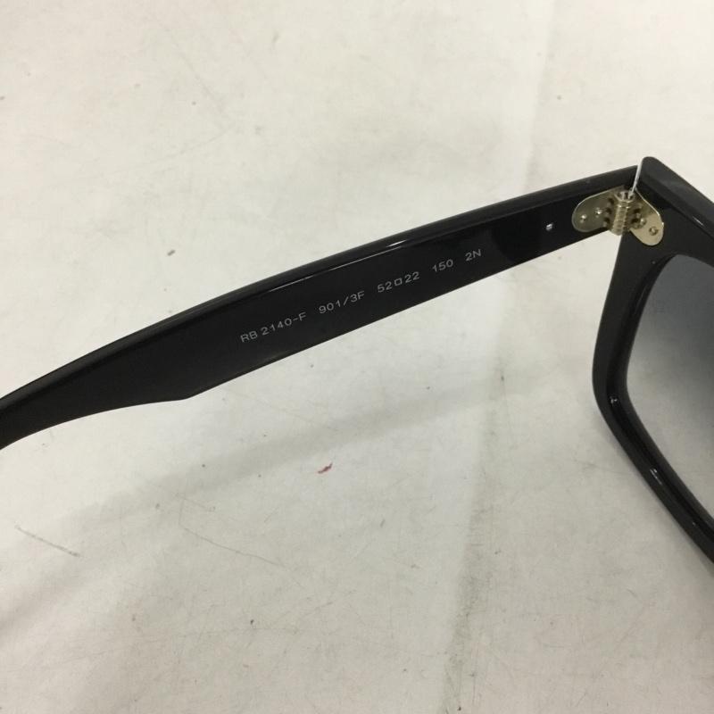 レイバン Ray-Ban めがね・サングラス サングラス RB2140-F ORIGINAL WAYFARER CLASSIC グラデーション 箱有 ロゴ、文字 黒 / ブラック / X 青 / ブルー / メンズ USED 古着 中古 10138848