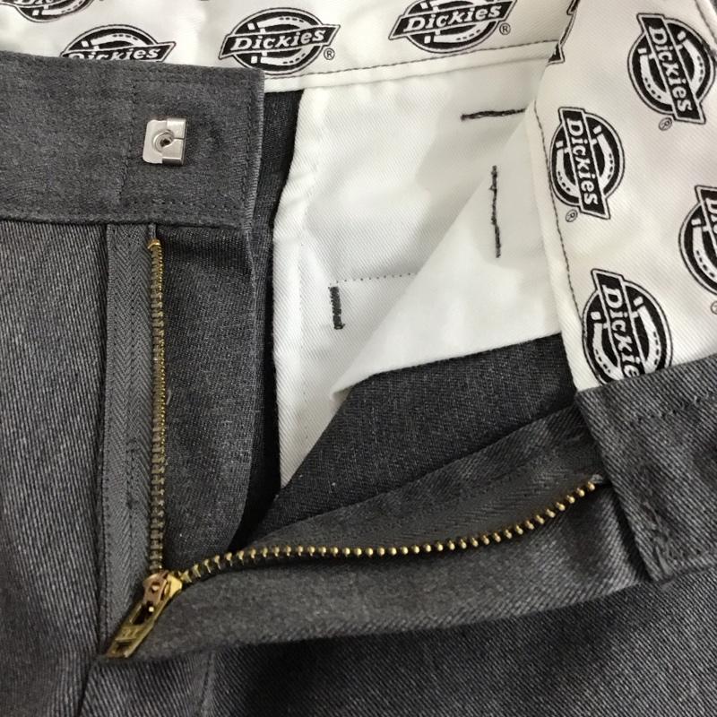 ディッキーズ Dickies パンツ ワークパンツ、ペインターパンツ ワークパンツ ワイドパンツ カジュアルパンツ 30インチ 無地 灰 / グレー /  メンズ USED 古着 中古 10126293