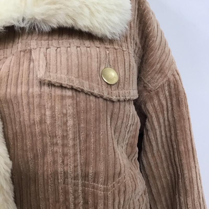 マジェスティックレゴン MAJESTIC LEGON ジャケット、上着 ジャケット、ブレザー 1076074911 コーデュロイ ファージャケット M 無地 桃 / ピンク / レディース USED 古着 中古 10122122