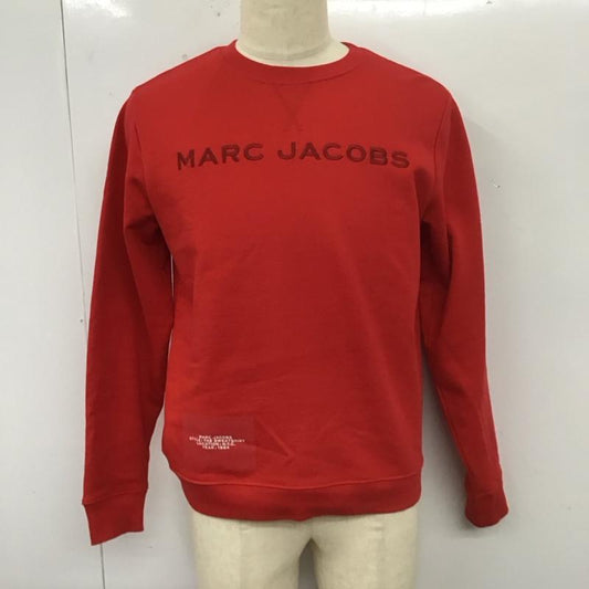 マークバイマークジェイコブス MARC by MARC JACOBS トレーナー 長袖 長袖トレーナー スウェット クルーネック リブスウェットカットソー S ロゴ、文字 赤 / レッド /  メンズ USED 古着 中古 10112723