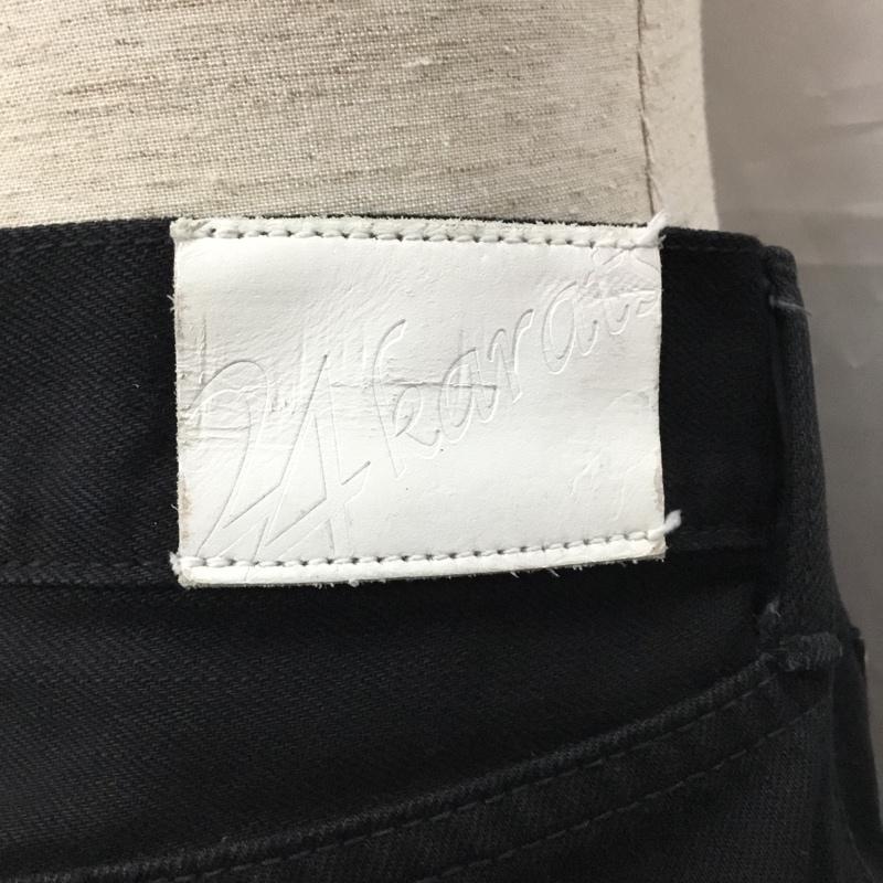 24カラッツ 24karats パンツ ショートパンツ ハーフパンツ ショートパンツ カジュアルパンツ デニムショートパンツ M 無地 黒 / ブラック / メンズ USED 古着 中古 10108406