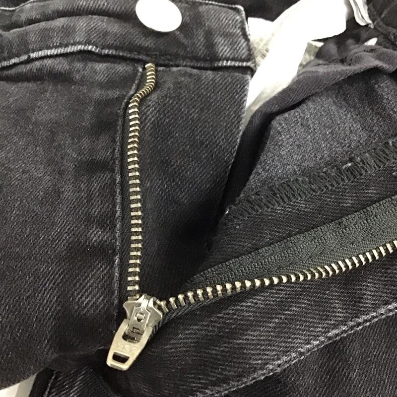 ザラ ZARA パンツ デニム、ジーンズ デニムパンツ スリムパンツ カジュアルパンツ ストレッチパンツ 40 無地 黒 / ブラック / メンズ USED 古着 中古 10134804