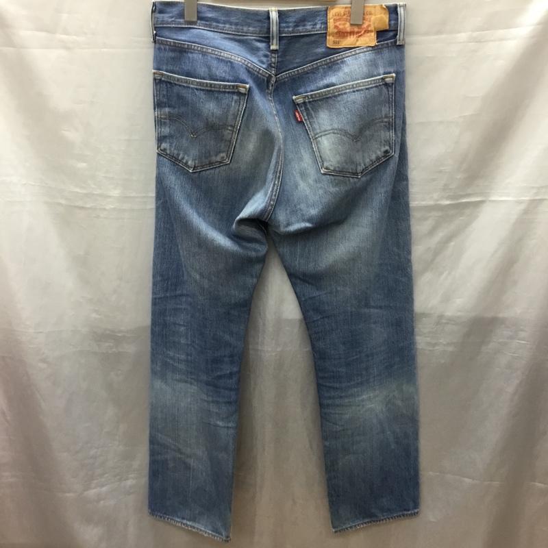 リーバイストラウスアンドコー Levi Strauss & co. パンツ デニム、ジーンズ デニムパンツ ストレートパンツ ワイドパンツ カジュアルパンツ 33インチ 無地 インディゴ / インディゴ /  メンズ USED 古着 中古 10122384