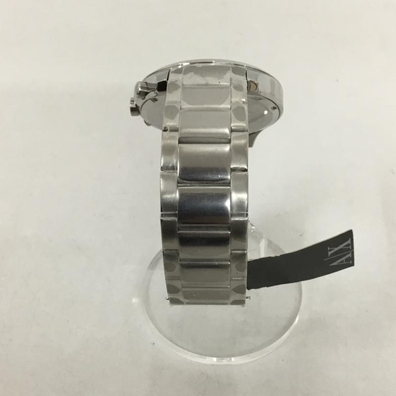 アルマーニエクスチェンジ A/X ARMANIEXCHANGE 腕時計 アナログ(クォーツ式) AX2155 ロゴ、文字 銀 / シルバー / X 紺 / ネイビー / メンズ USED 古着 中古 10129445