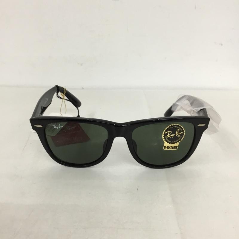 レイバン Ray-Ban めがね・サングラス サングラス RB2140-F WAYFARER カラーレンズ ケース付き ロゴ、文字 黒 / ブラック / メンズ USED 古着 中古 10129408