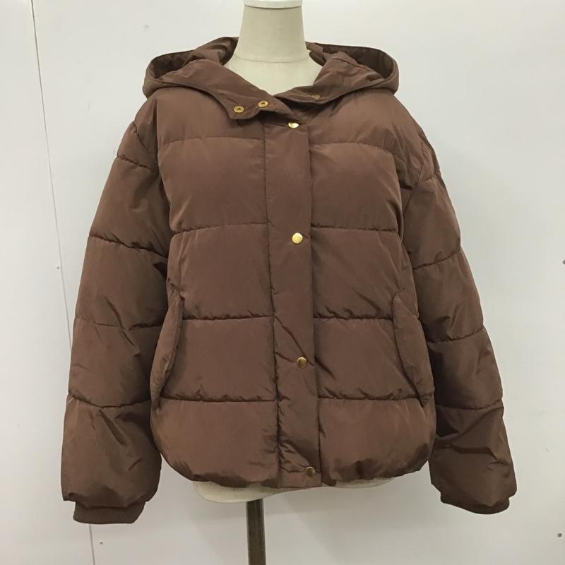 マジェスティックレゴン MAJESTIC LEGON ジャケット、上着 ジャンパー、ブルゾン 1086071047 カラーエコダウン ジップアップジャケット フード付きダウンジャケット M 無地 茶 / ブラウン / レディース USED 古着 中古 10105622