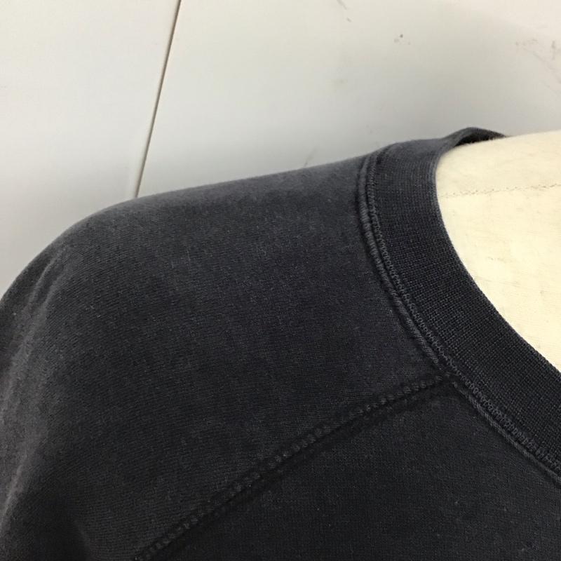 チャンピオン Champion トレーナー 長袖 長袖トレーナー スウェット クルーネック リブスウェットカットソー XXL 刺繍 紺 / ネイビー /  メンズ USED 古着 中古 10119515