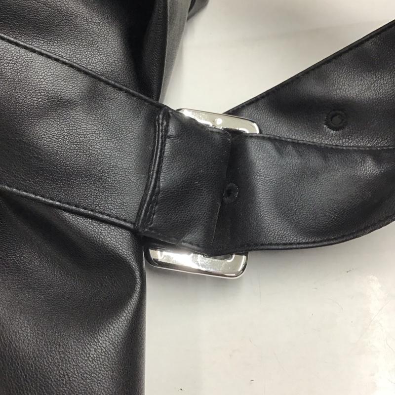 アズールバイマウジー AZUL BY MOUSSY ジャンパースカート ジャンパースカート 250GAB33-106H フェイクレザージップアップジャンパースカート M 無地 黒 / ブラック / レディース USED 古着 中古 10133972