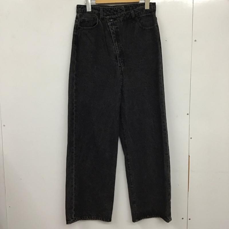 ジーナシス JEANASIS パンツ デニム、ジーンズ JS050757AA M 無地 黒 / ブラック / レディース USED 古着 中古 10137250