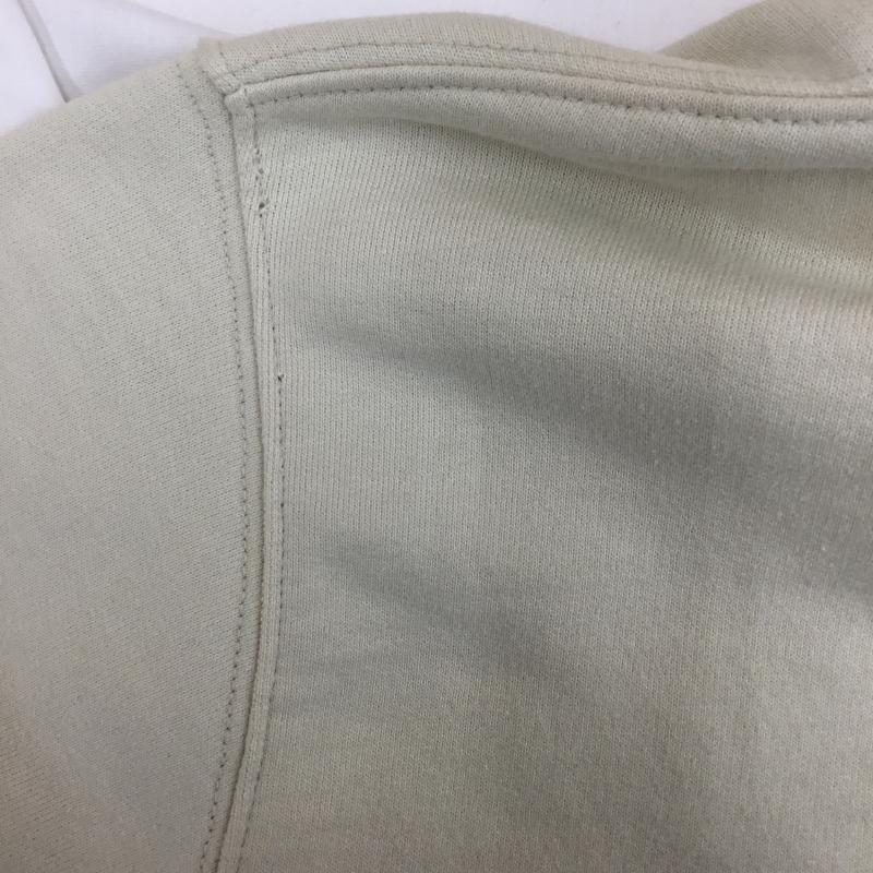 ステューシー STUSSY パーカー 長袖 ジップパーカー S ロゴ、文字 X プリント ベージュ / ベージュ / メンズ USED 古着 中古 10128165