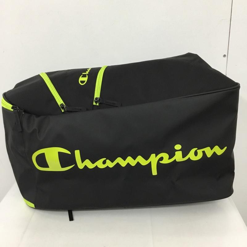 チャンピオン Champion リュックサック、デイパック リュックサック、デイバッグ C3-MB770B バスケットボール バックパック 3WAY スポーツバッグ タグ付き ロゴ、文字 黒 / ブラック / X 黄緑 / イエローグリーン / メンズ USED 古着 中古 10128381