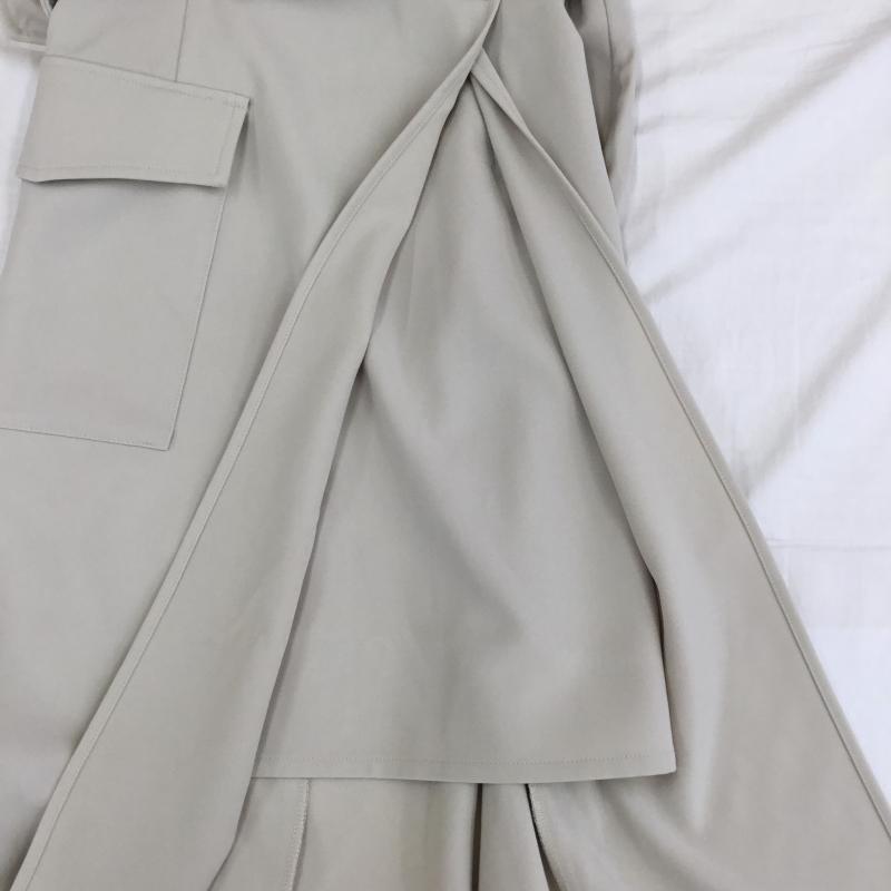 ムルーア MURUA スカート ロングスカート 1 無地 ベージュ / ベージュ / レディース USED 古着 中古 10134757