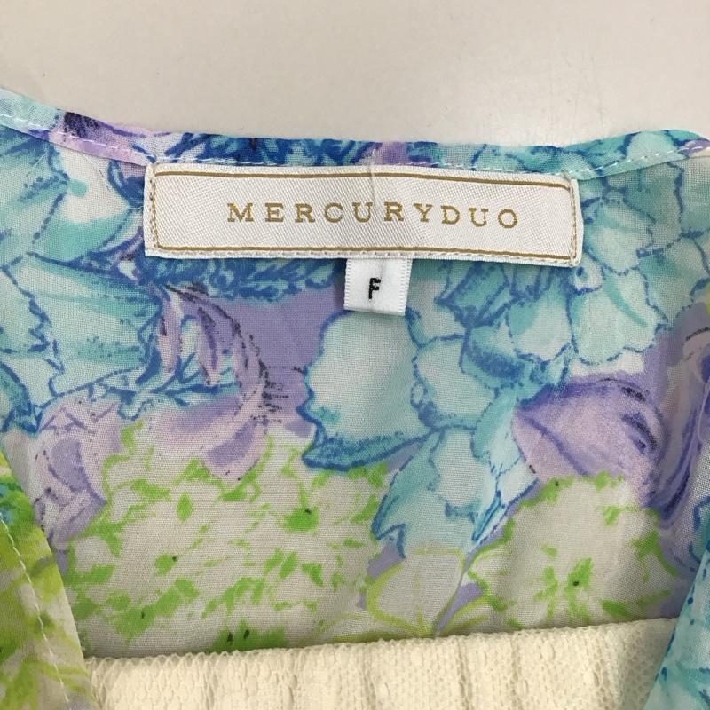 マーキュリーデュオ MERCURYDUO トップス トップス 001320403601 ノースリーブ シフォン チュニック カシュクール FREE 花柄 マルチカラー / マルチカラー / レディース USED 古着 中古 10115415