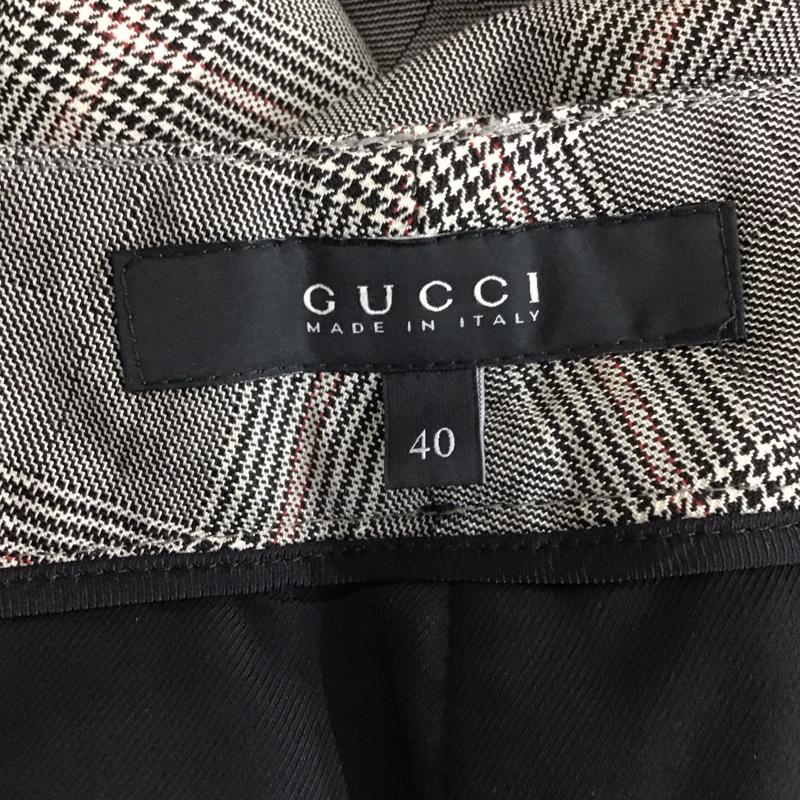 グッチ GUCCI スカート ミニスカート ミニスカート タイトスカート チェックスカート 40 チェック マルチカラー / マルチカラー /  レディース USED 古着 中古 10133037