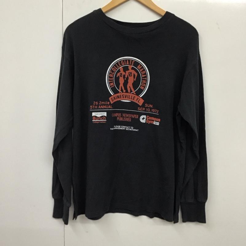 アングリッド Ungrid Tシャツ 半袖 半袖カットソー プリントTシャツ クルーネックカットソー FREE プリント 黒 / ブラック / レディース USED 古着 中古 10132839