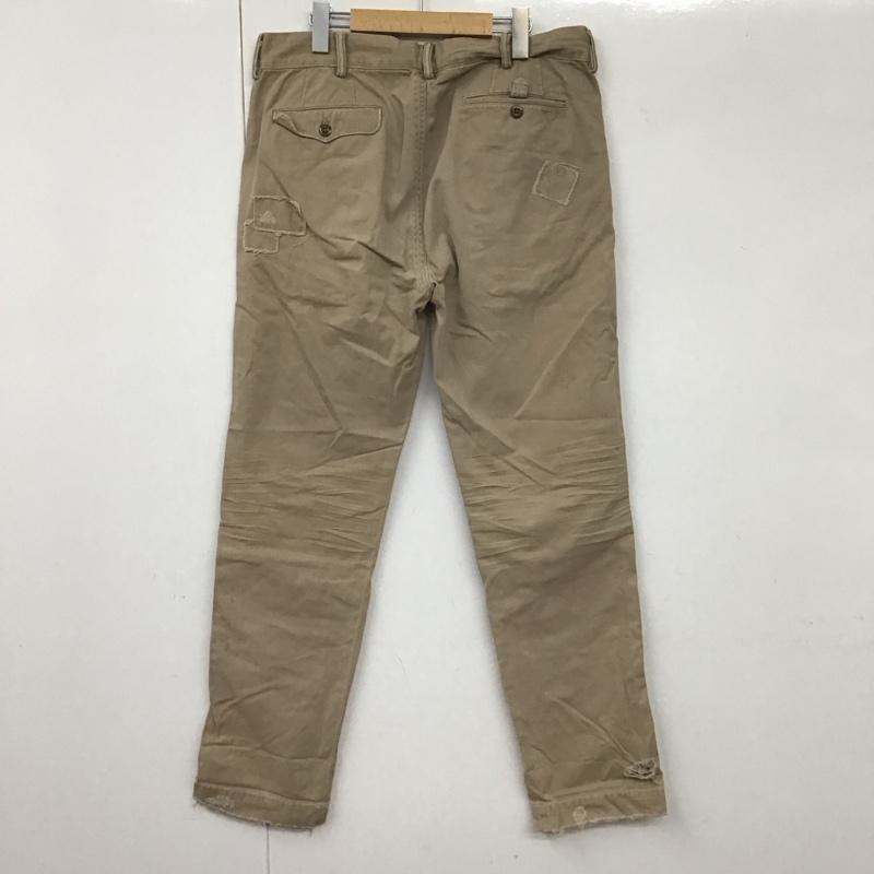 ポロバイラルフローレン Polo by RALPH LAUREN パンツ チノパン チノパン ワイドパンツ カジュアルパンツ 34インチ 無地 ベージュ / ベージュ / メンズ USED 古着 中古 10130692