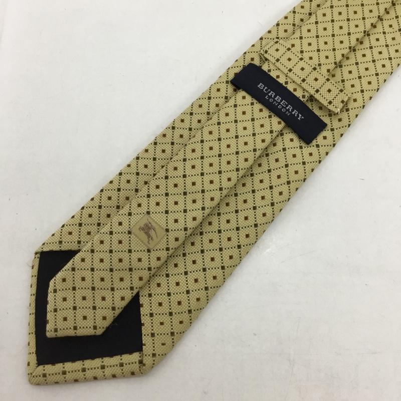 バーバリーロンドン Burberry London ネクタイ ネクタイ シルク 総柄 ベージュ / ベージュ / メンズ USED 古着 中古 10130029