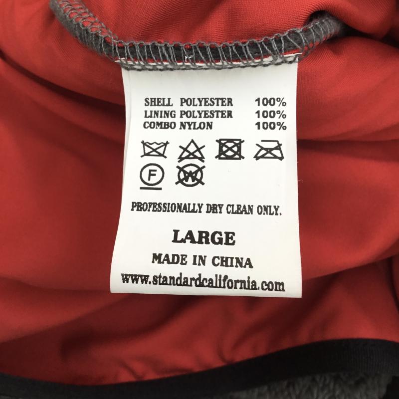 スタンダード カリフォルニア STANDARD CALIFORNIA ベスト ベスト フリースベスト L ロゴ、文字 灰 / グレー / メンズ USED 古着 中古 10122735