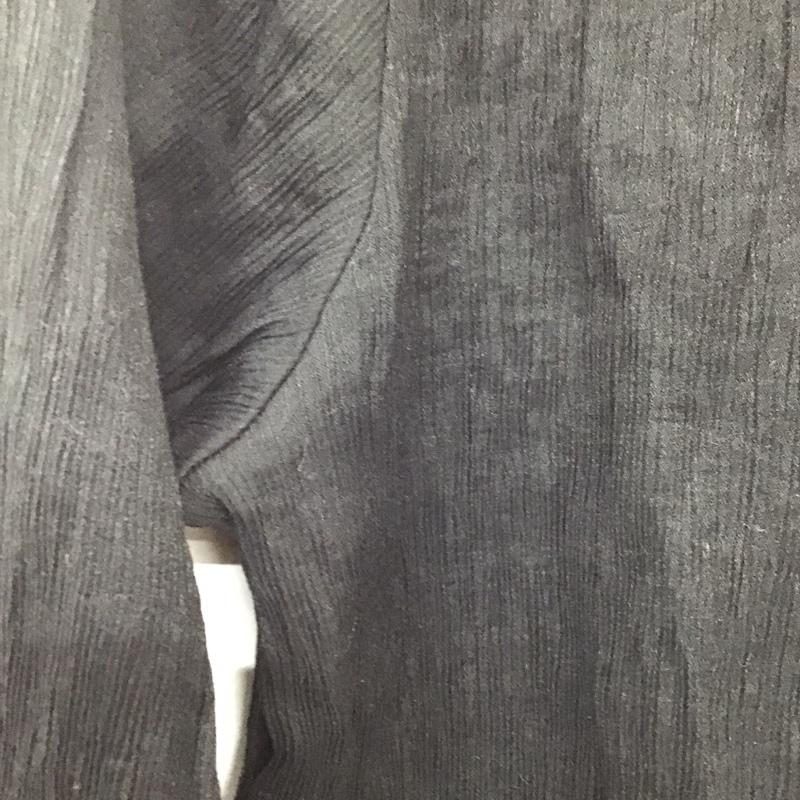 ザラ ZARA カットソー 長袖 9479 052 800 バンドカラー サイドスリット チュニック M 無地 黒 / ブラック / レディース USED 古着 中古 10129143