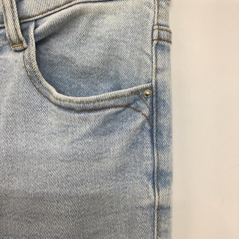 ザラ ZARA パンツ デニム、ジーンズ デニムパンツ スリムパンツ カジュアルパンツ ストレッチパンツ 34 無地 インディゴ / インディゴ / レディース USED 古着 中古 10136761