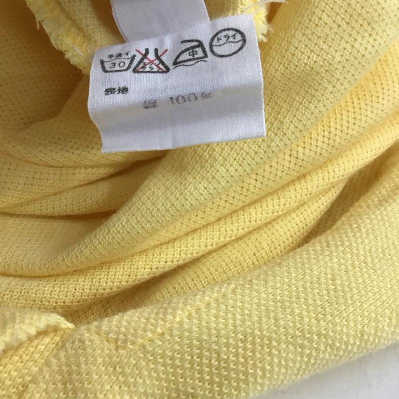 ラルフローレン RALPHLAUREN ポロシャツ 半袖 L 無地 黄 / イエロー / レディース USED 古着 中古 10136447