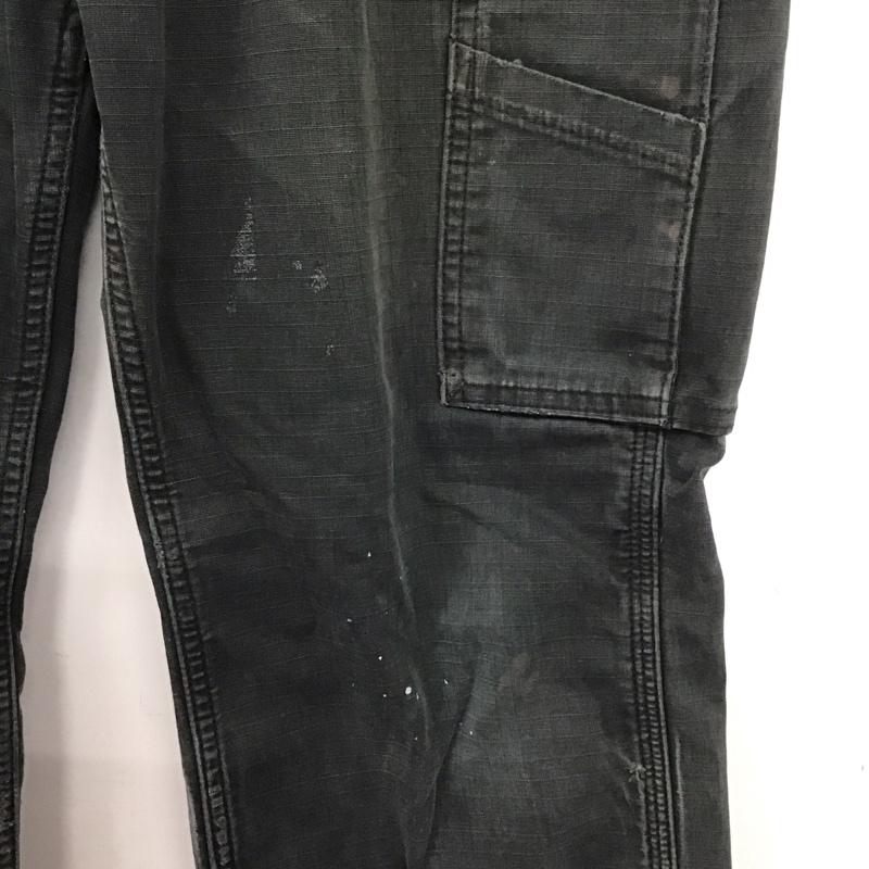 カーハート Carhartt パンツ ワークパンツ、ペインターパンツ ロゴ、文字 黒 / ブラック / メンズ USED 古着 中古 10139455