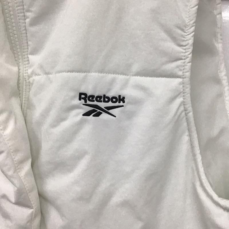 リーボック Reebok ベスト ベスト 中綿 ロゴ、文字 白 / ホワイト / レディース USED 古着 中古 10130590