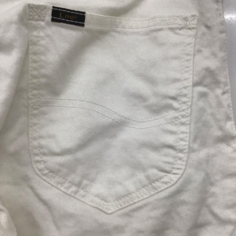 リー Lee パンツ デニム、ジーンズ デニムパンツ スリムパンツ ストレッチパンツ ジーンズ M 無地 白 / ホワイト /  メンズ USED 古着 中古 10123691