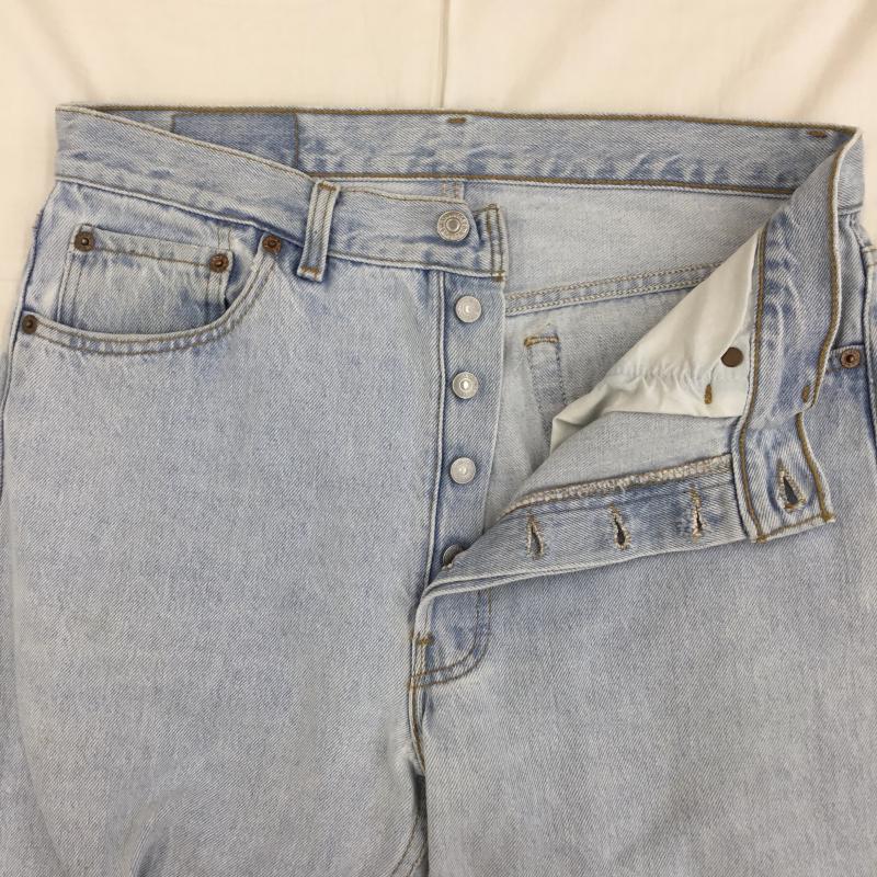 リーバイス Levi s パンツ デニム、ジーンズ 90 s USA製 34 無地 水色 / ライトブルー / メンズ USED 古着 中古 10135818