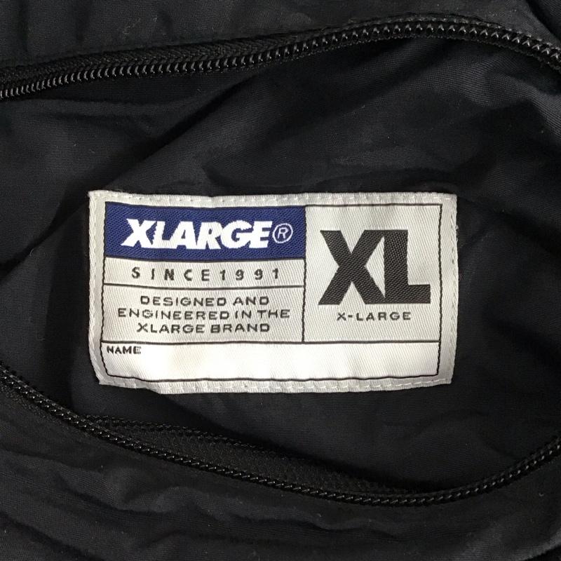 チャンピオン Champion ジャケット、上着 ジャケット、ブレザー c8-n604 アノラックパーカー X-LARGE コラボ XL ロゴ、文字 黒 / ブラック /  メンズ USED 古着 中古 10124725