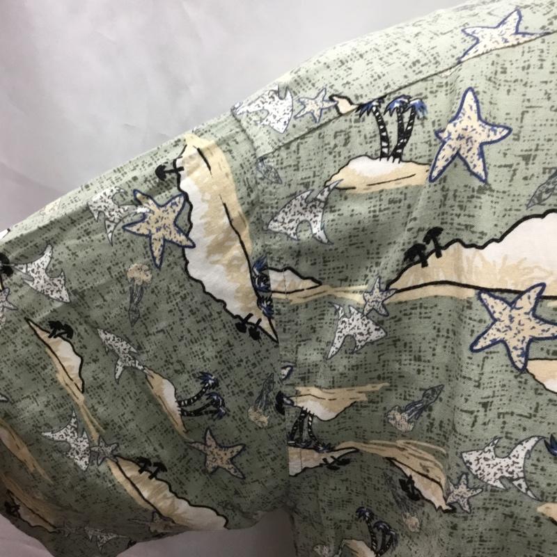 古着 USED シャツ、ブラウス 半袖 半袖シャツ カラーシャツ 半袖カットソー アロハシャツ M プリント マルチカラー / マルチカラー /  メンズ USED 古着 中古 10108522