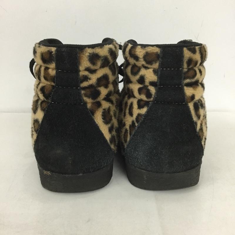 スラッシャー THRASHER スニーカー スニーカー US5 ハイカット US:5 ヒョウ柄・レオパード柄 黒 / ブラック / レディース USED 古着 中古 10138320