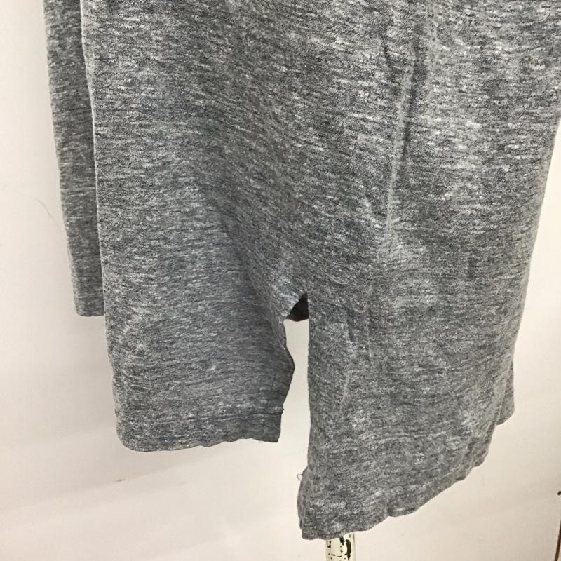 ワイズ Y s Tシャツ 半袖 半袖カットソー プリントTシャツ クルーネックカットソー 無地 灰 / グレー / レディース USED 古着 中古 10126944