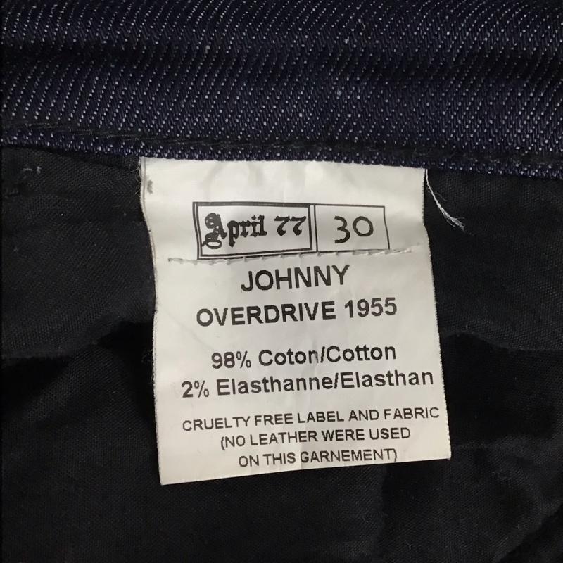 エイプリル77 APRIL77 パンツ デニム、ジーンズ デニムパンツ スリムパンツ ストレッチパンツ ジーンズ 30インチ 無地 インディゴ / インディゴ /  メンズ USED 古着 中古 10123128